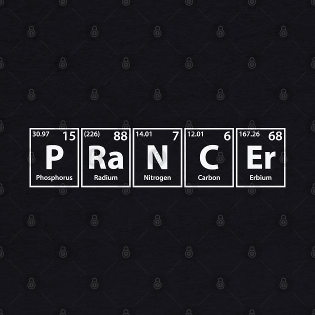 Prancer (P-Ra-N-C-Er) Periodic Elements Spelling by cerebrands